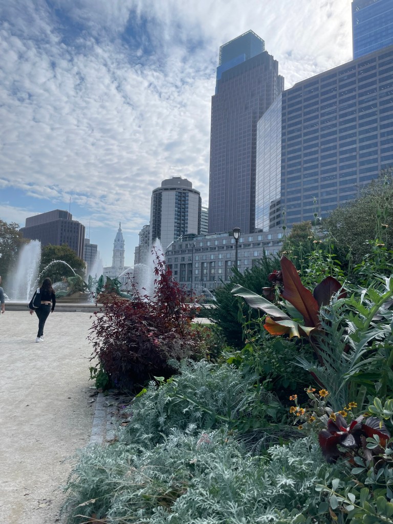 Swann fountain Logan Square Philadelphia